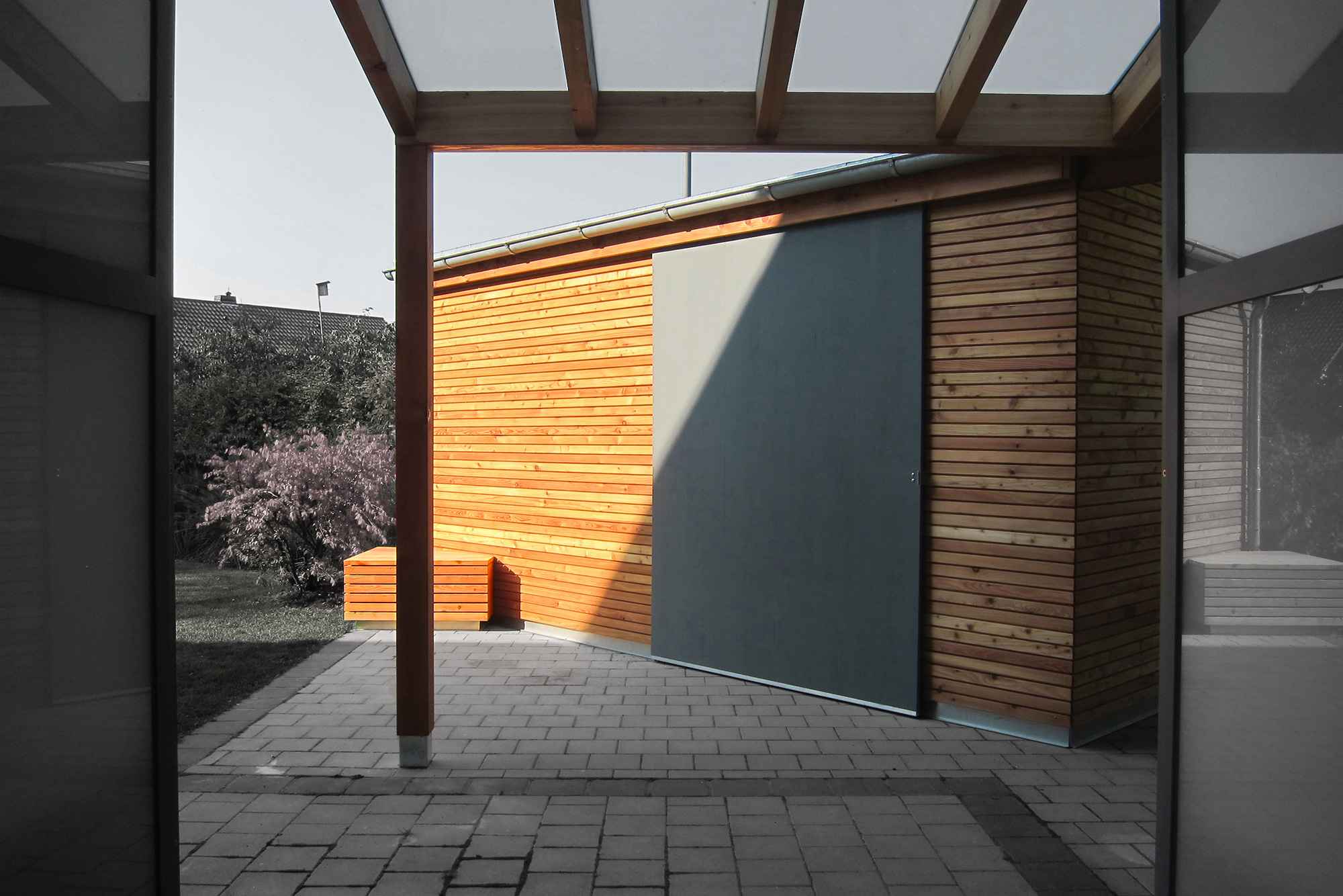 Hütte & Glasdach - Atelier Ralf Erben - Bauwerke aus Holz