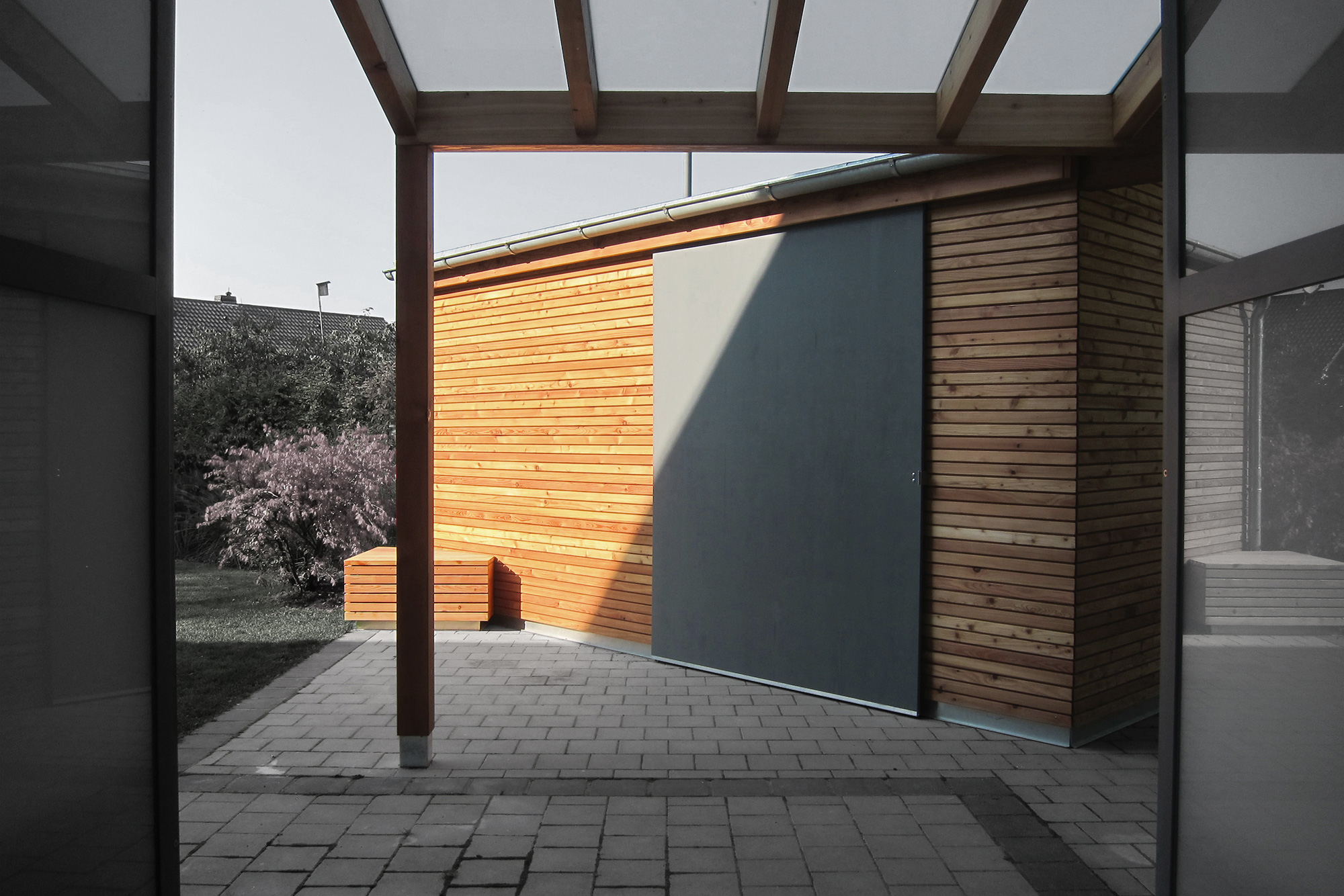 Hütte & Glasdach - Atelier Ralf Erben - Bauwerke aus Holz