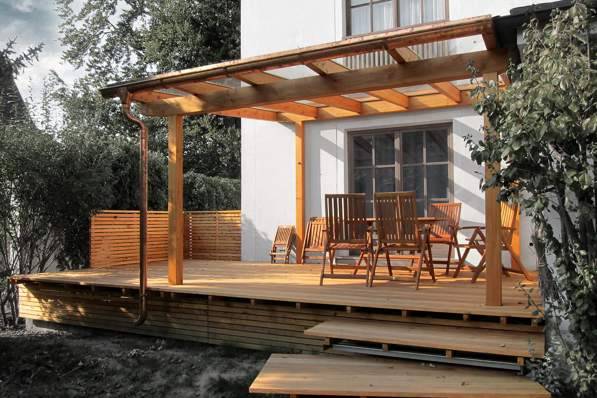 Gartenschrank Lärche - Atelier Ralf Erben - Bauwerke aus Holz