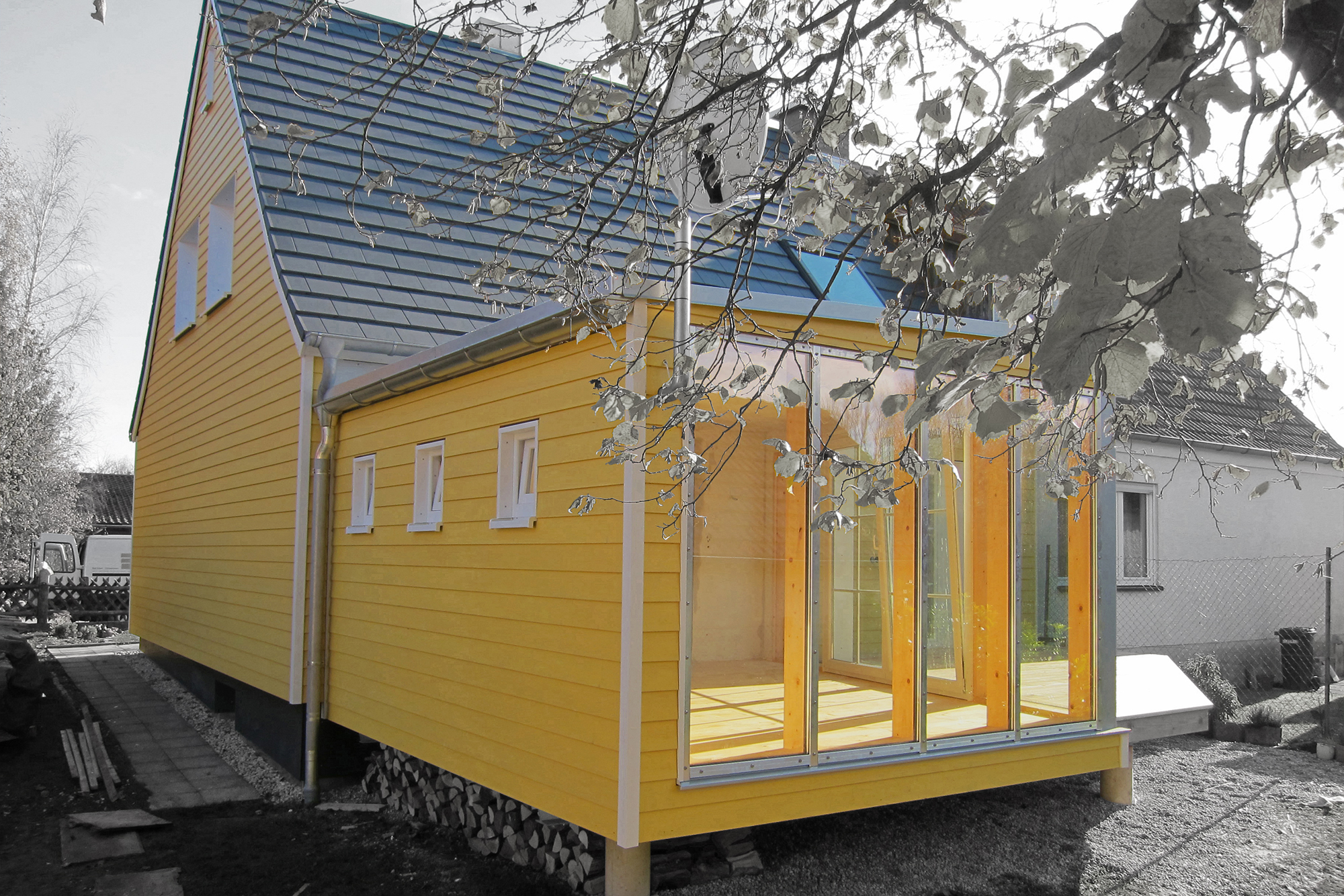 Thermische Sanierung mit Anbau - Atelier Ralf Erben - Bauwerke aus Holz