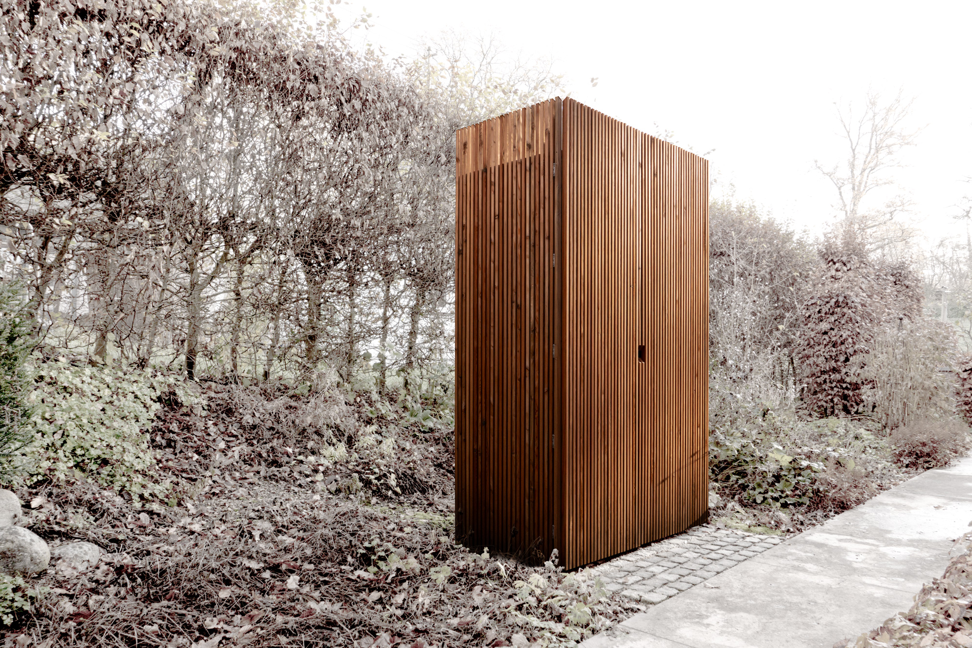 Gartenschrank Lärche - Atelier Ralf Erben - Bauwerke aus Holz