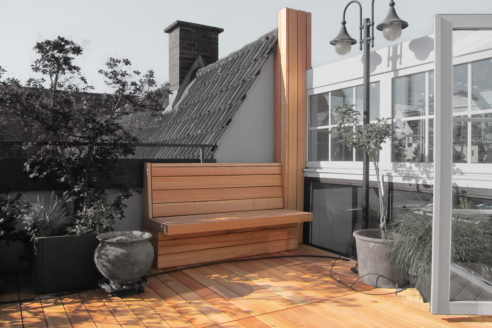 Dachterrasse - Atelier Ralf Erben - Bauwerke aus Holz